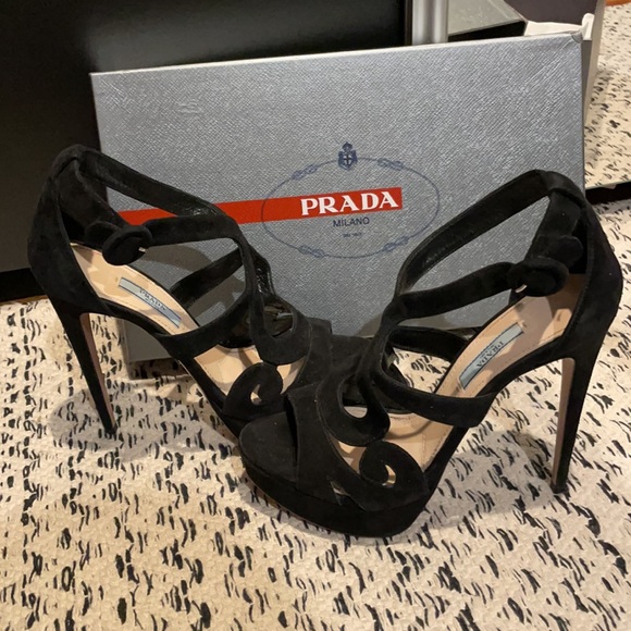 Prada Black Heels - Picture 5 of 7